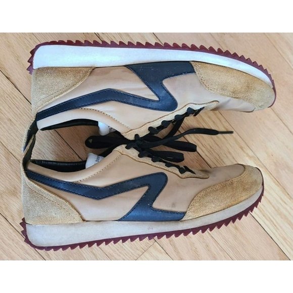 Rag & Bone Retro Runner Mustard Women's Size EU 38.5 - Picture 3 of 9